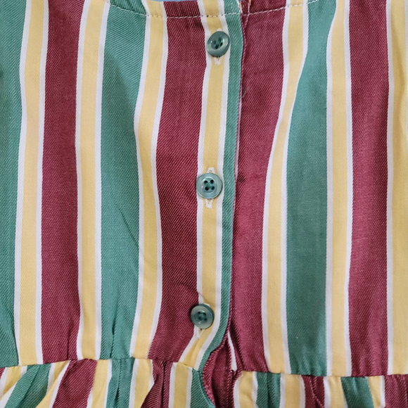 Ruffle butts jolly stripe flutter bubble romper new with tags - Picture 4 of 5